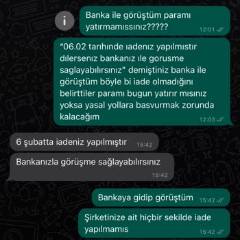 Eyyo Butik Tarafından İadem Yapılmıyor