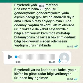 Toptan Sepeti Ürün Yok Para İadesi Yok