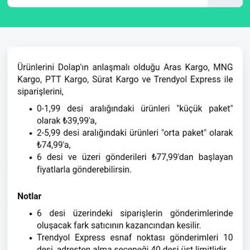 Trendyol Ekspres Faksız Kargo Ücreti