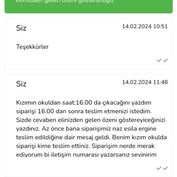 Çiçek Sepeti Sorumsuzluğu