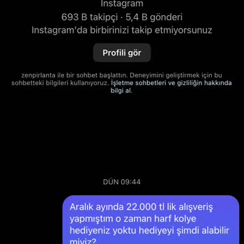 Zen Pırlanta Ben Müşteriden Sayılmıyor Muyum?