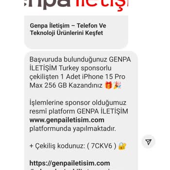 Genpa Çekilişle Telefon Kazanma Vaadi Ve Yaşanan Mağduriyet