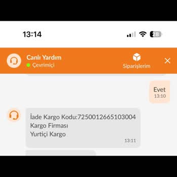 Mango Yanlış İadeyi Onayladı Ve Ürünleri Tarafıma Göndermedi