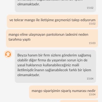 Mango Yanlış İadeyi Onayladı Ve Ürünleri Tarafıma Göndermedi