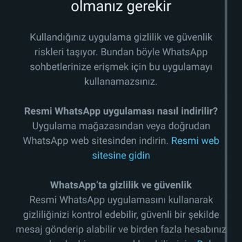 WhatsApp Aero Kapandı, Lütfen Yardımcı Olun