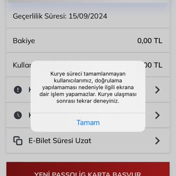 Passolig Kartımı Kurye 5 Aydır Teslim Etmiyor