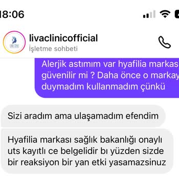 Liva Clinic (Bakırköy) Dudak Dolgum Alerjik Reaksiyon Gösteriyor