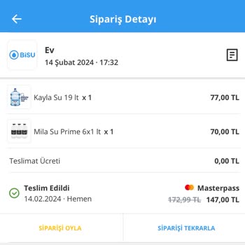 Bisu Siparişleri Teslim Etmiyor