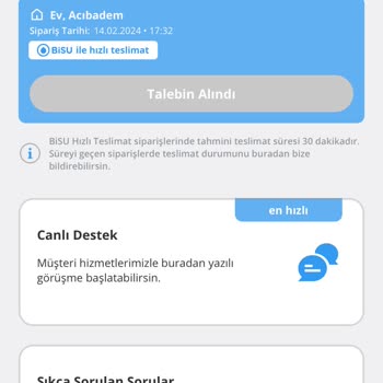 Bisu Siparişleri Teslim Etmiyor