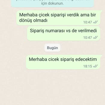 Hızlı Çiçek (hizlicicek.com) Sipariş Oluşturuldu Ama Gelmedi