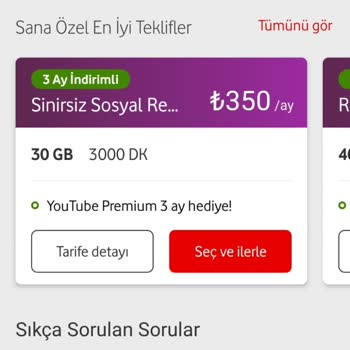 Vodafone Faturaya Farklı Ücret Yansıtması Ve Pahalı Tarifeleri