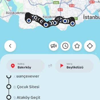 İETT - İstanbul Elektrik Tramvay Tünel Otobüsüm Nerede Uygulaması Bozuk?