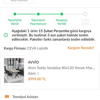 CEVA Logistics Kargom İptal Edildi