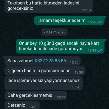 Siemens Bayisi Para İadesi Yapmıyor
