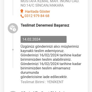 MNG Kargo Kargom Teslim Edilmiyor