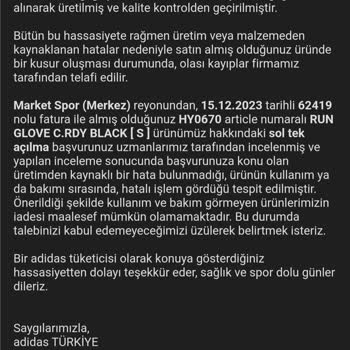 Adidas Ürünlerinin Kalitesizliği, Tüketiciyi Yarı Yolda Bırakması