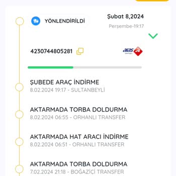 Aras Kargo Kargom 8 Şubat'tan Beri Şubede Bekliyor