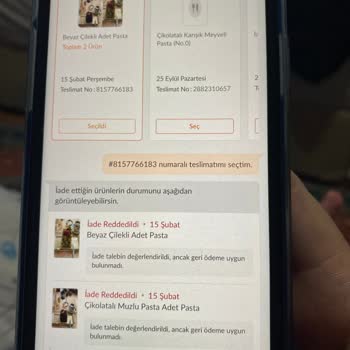 Trendyol Yemekten Gelmeyen Pasta