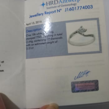 Eskişehir Kuyumculuk & Mücevherat Eskişehir Kuyumculuktan Alınan Pırlanta Yüzük Şikayeti HKK.