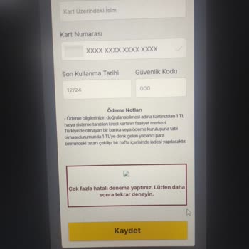 Exxen Ödeme Bilgileri Güncelleme Sorunu!