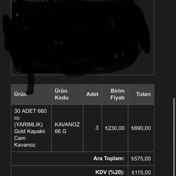 Toptan Kavanoz Sipariş Verdiğim Kavanozları Teslim Alamadım. İletişim Kurulamıyor.