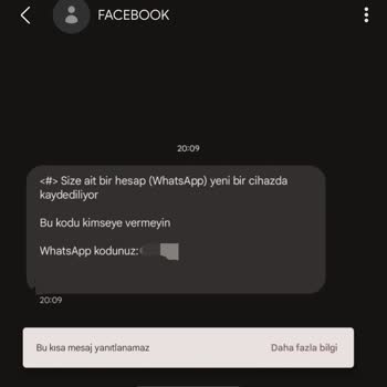 WhatsApp Talebim Olmadan Doğrulama Kodu İstiyor
