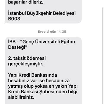 İBB Bursu İkinci Taksit Çekim Sorunu