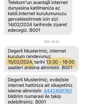 Türk Telekom Randevu İptal Ediliyor