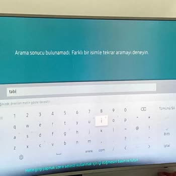 Tabi Samsung TV Açılmıyor