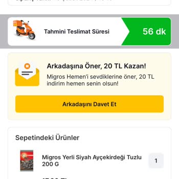 Migros Getir Neredeyse 2 Saat Oldu Getiremiyor Siparişleri