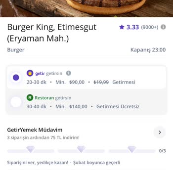 Getir Yemek RE-ZA-LET-i!