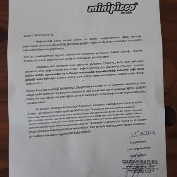 Minipicco Ayakkabı Yırtılma Ve Açılma Sorunu