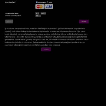 Vodafone Net İcra Borcu Ve Kara Liste Mağduriyeti