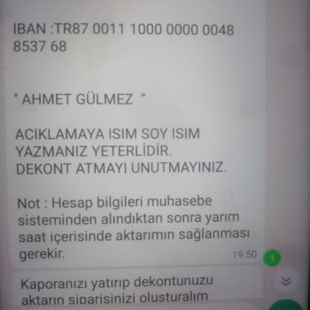 Kurumsal Paketleme Mağduriyetim: Kapora Ve Tehdit