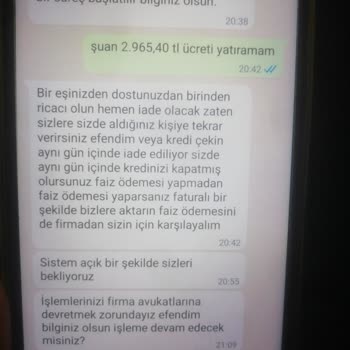 Kurumsal Paketleme Mağduriyetim: Kapora Ve Tehdit