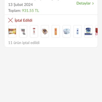 Carrefour SA Başakşehir'deki Süpermarketten Sipariş İptali Ve İade Süreci