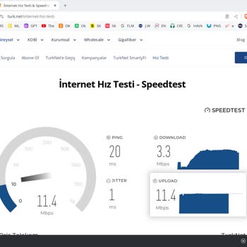 ORIS Telekom Hız Ölçerken Utandım. Siz Böyle Bir Net Alır Mısınız