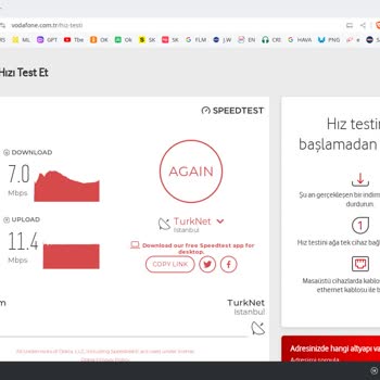 ORIS Telekom Hız Ölçerken Utandım. Siz Böyle Bir Net Alır Mısınız