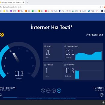 ORIS Telekom Hız Ölçerken Utandım. Siz Böyle Bir Net Alır Mısınız