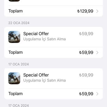 War Robots Talebim Dışında Gerçekleşen Harcama Sorunu