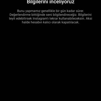 Instagram Hesap Askıya Alındı (Lüzumsuz Yere)