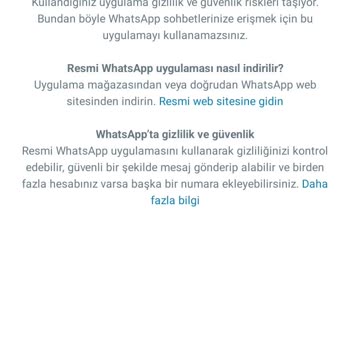 WhatsApp Aero Gitti Gelmiyor Ne Yapacağız