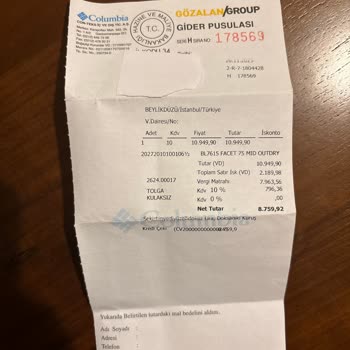Columbia Bayan Ayakkabı İç Astarında Aşınma Dikişlerde Atma