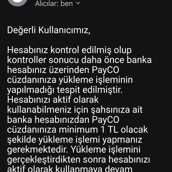 PayCO Müşteri Hizmetleri Sorunları Ve Mağduriyetim