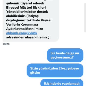 Akbank Sorunu Çözüm İçin Uğraşmıyor Ve Beceremiyor!