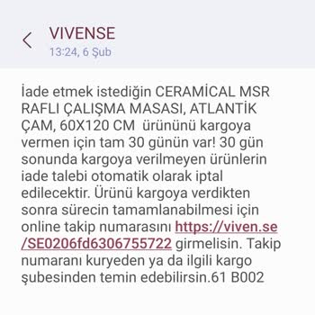 Vivense Ücretimi İade Etmiyor!