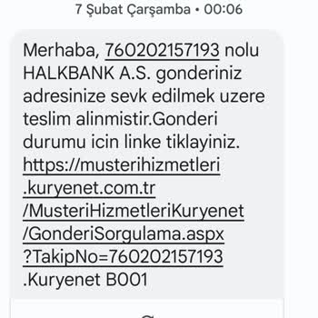 Kuryenet Teslimat Gecikmesi Şikayeti