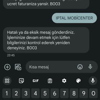 Vodafone 1240 Şikayet Ediyorum