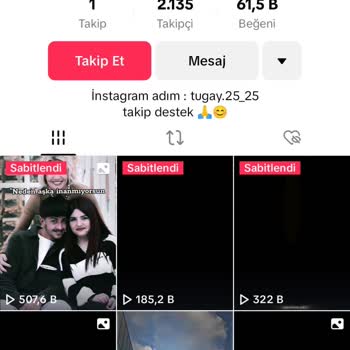 TikTok Hesabım Almak İstiyorum