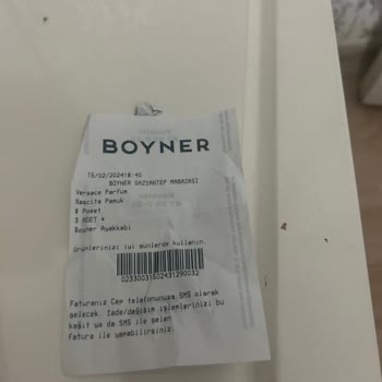 Boyner Versace Eros Parfüm Şikayeti